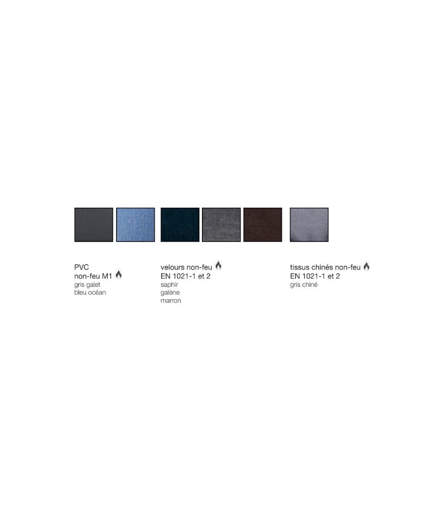 Coloris fauteuil Eden e Innov'SA